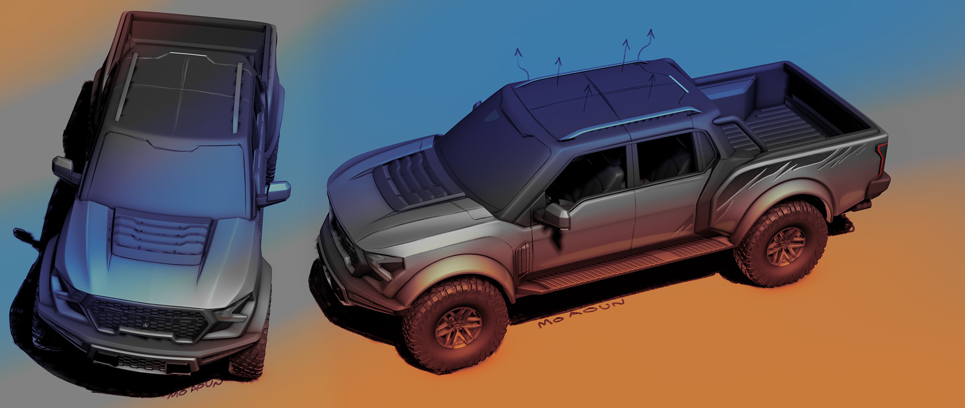 Futuristic 2022 Ford F-150 Raptor Looks Oh So Good
