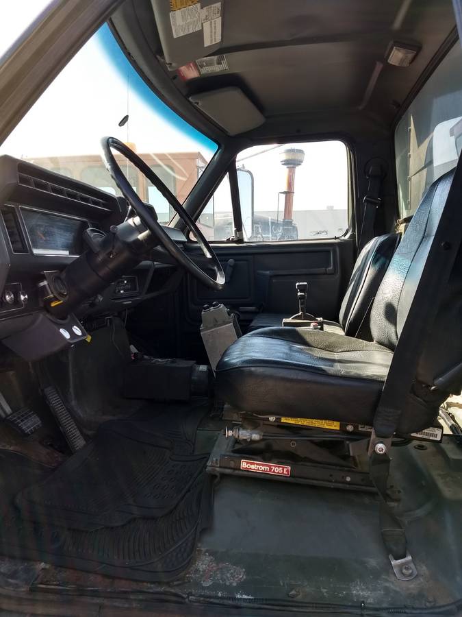 Genius Or Trash? There’s A ‘Bullitt Mustang’ Ford F700 Dump Truck For Sale