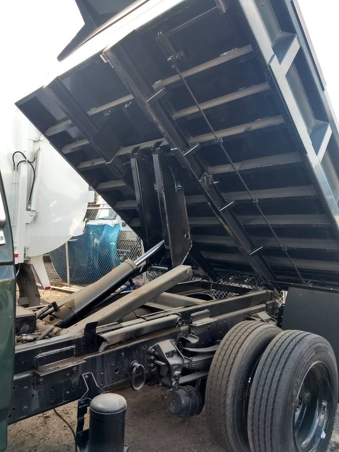 Genius Or Trash? There’s A ‘Bullitt Mustang’ Ford F700 Dump Truck For Sale