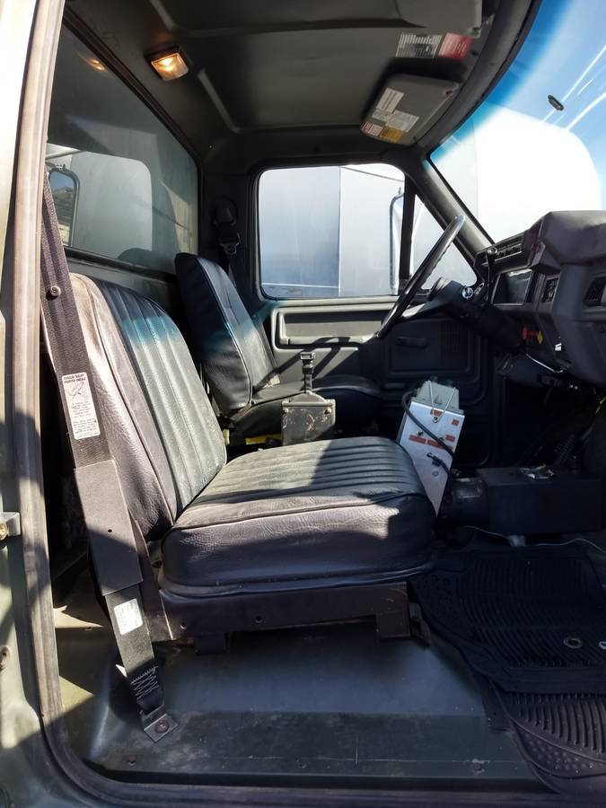 Genius Or Trash? There’s A ‘Bullitt Mustang’ Ford F700 Dump Truck For Sale