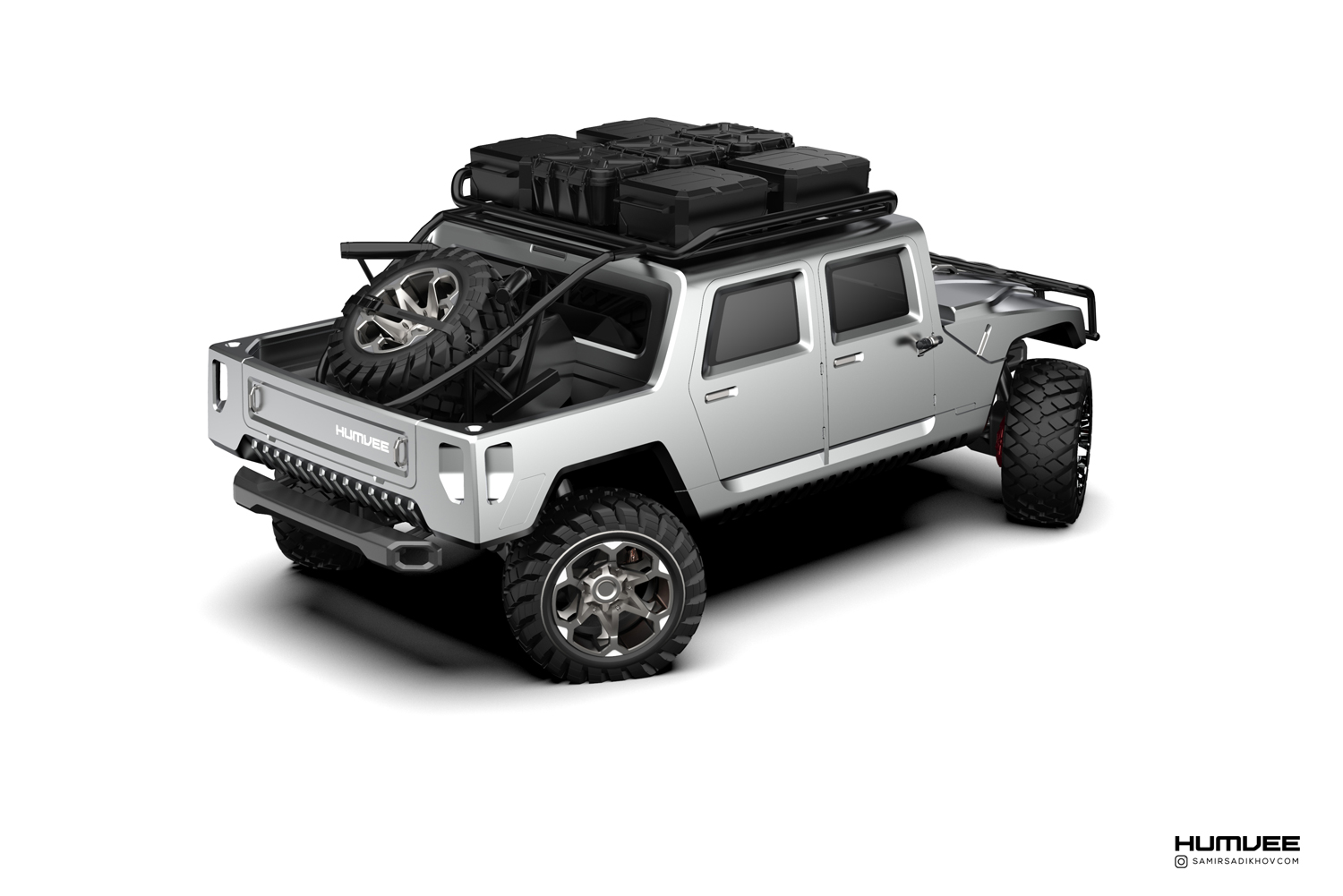 What Would A Modern 2025 Hummer H1 Look Like? Pro Car Designer Answers