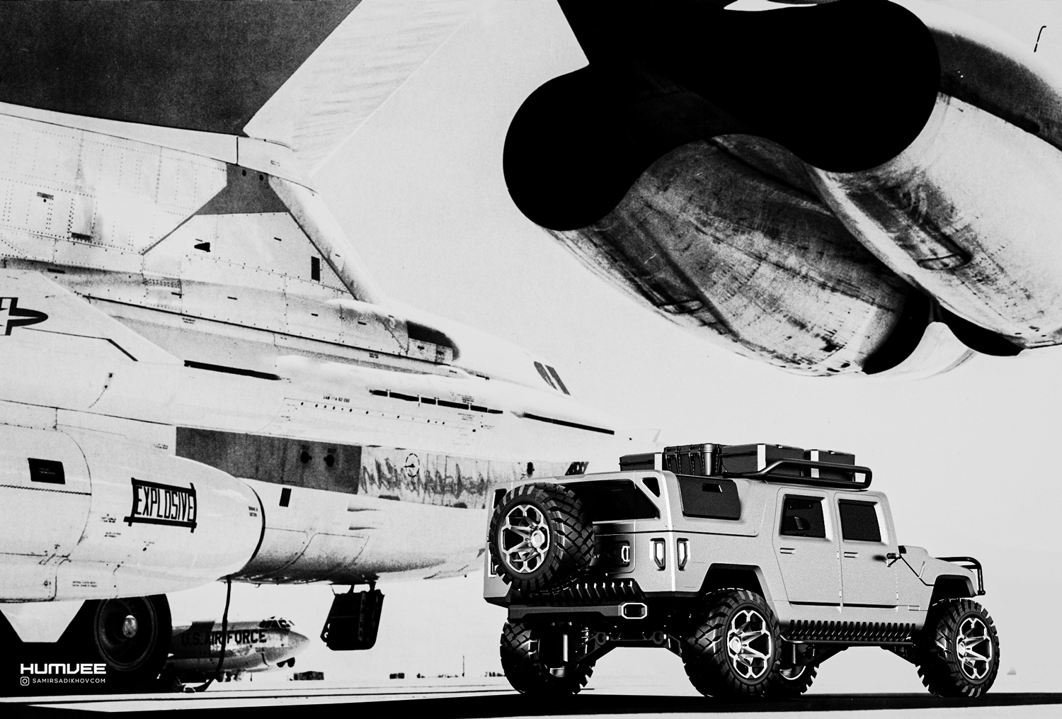 What Would A Modern 2025 Hummer H1 Look Like? Pro Car Designer Answers