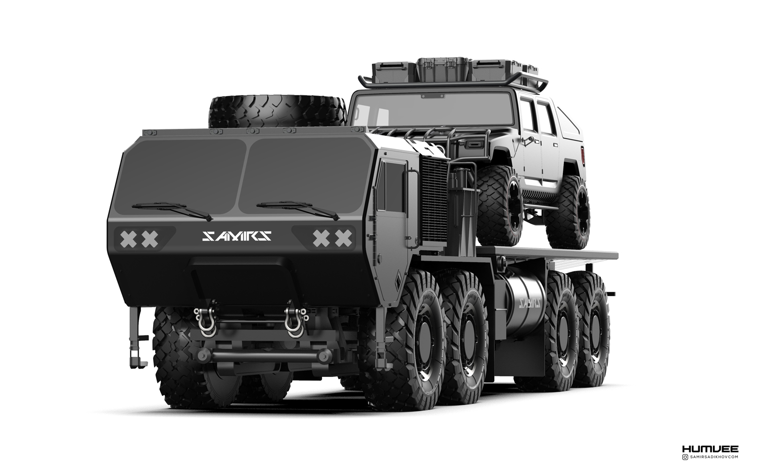 What Would A Modern 2025 Hummer H1 Look Like? Pro Car Designer Answers