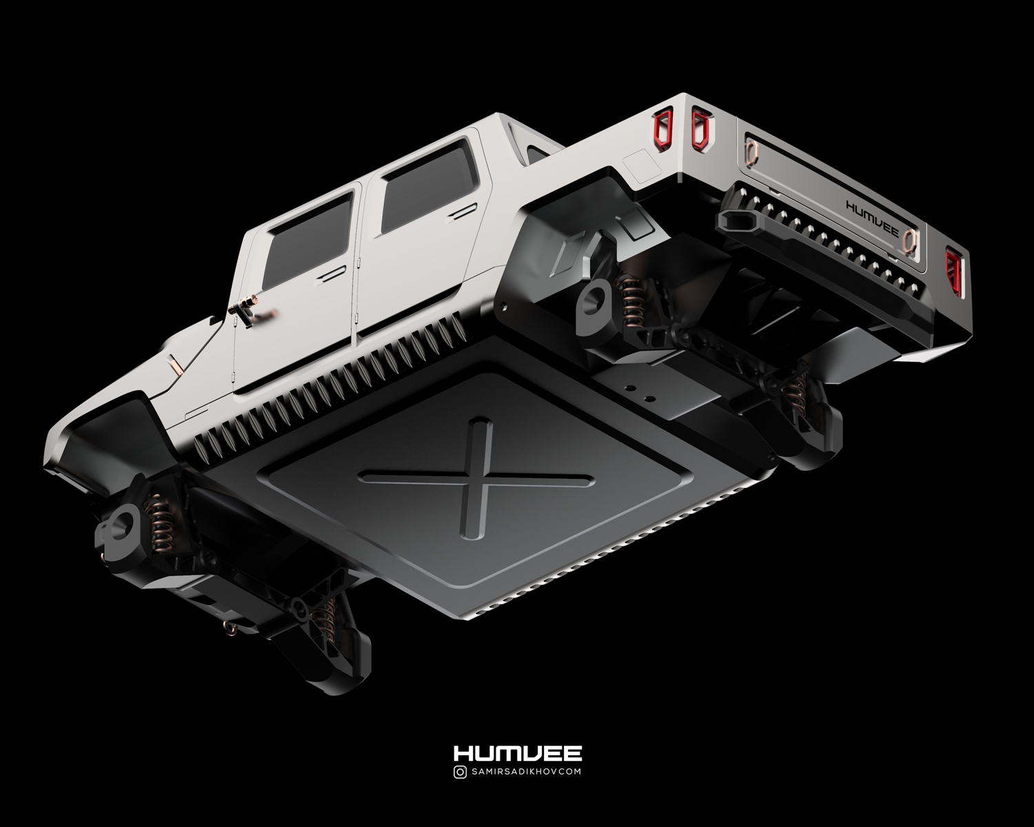 What Would A Modern 2025 Hummer H1 Look Like? Pro Car Designer Answers