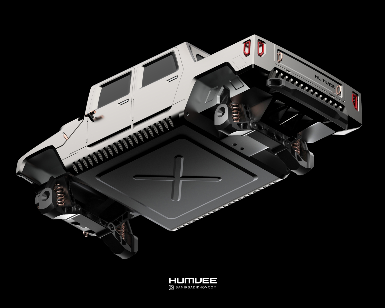 What Would A Modern 2025 Hummer H1 Look Like? Pro Car Designer Answers