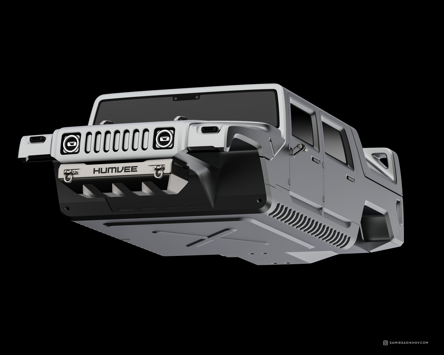 What Would A Modern 2025 Hummer H1 Look Like? Pro Car Designer Answers