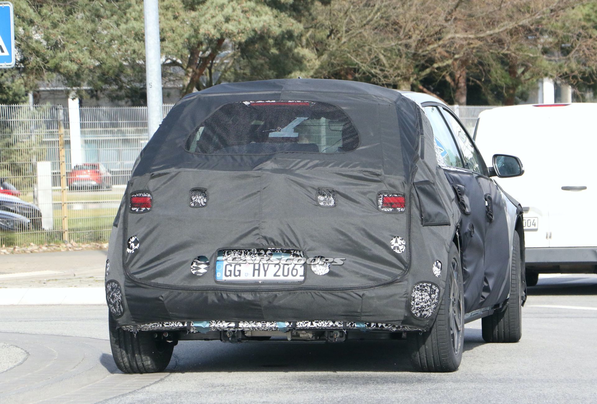 2021 Hyundai 45 EV Spotted Again With A More Revealing Camouflage Setup