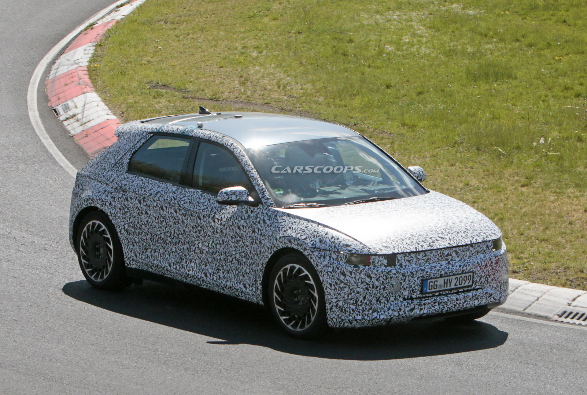 New Spy Photos Of The 2021 Hyundai 45 Retro Electric Compact Crossover