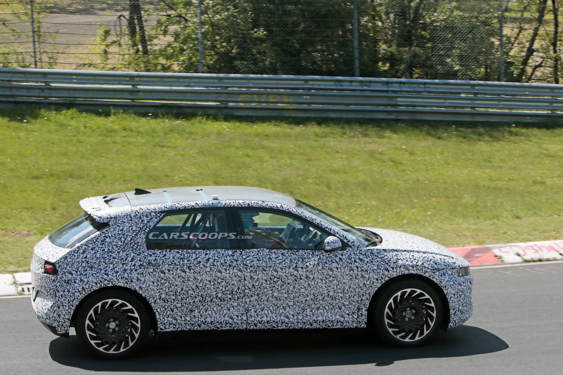 New Spy Photos Of The 2021 Hyundai 45 Retro Electric Compact Crossover