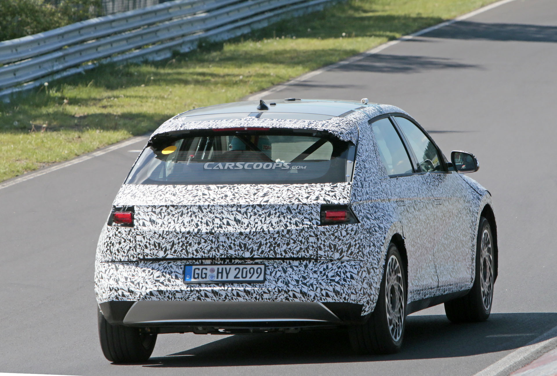 New Spy Photos Of The 2021 Hyundai 45 Retro Electric Compact Crossover