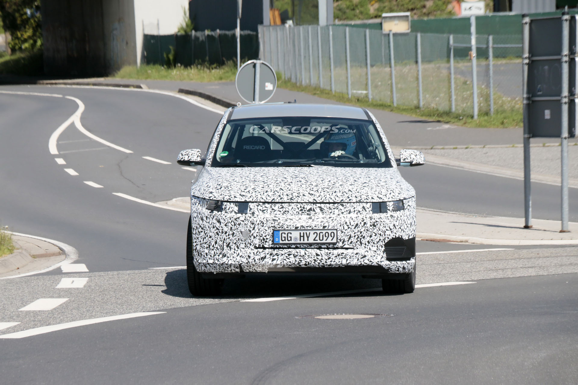 New Spy Photos Of The 2021 Hyundai 45 Retro Electric Compact Crossover