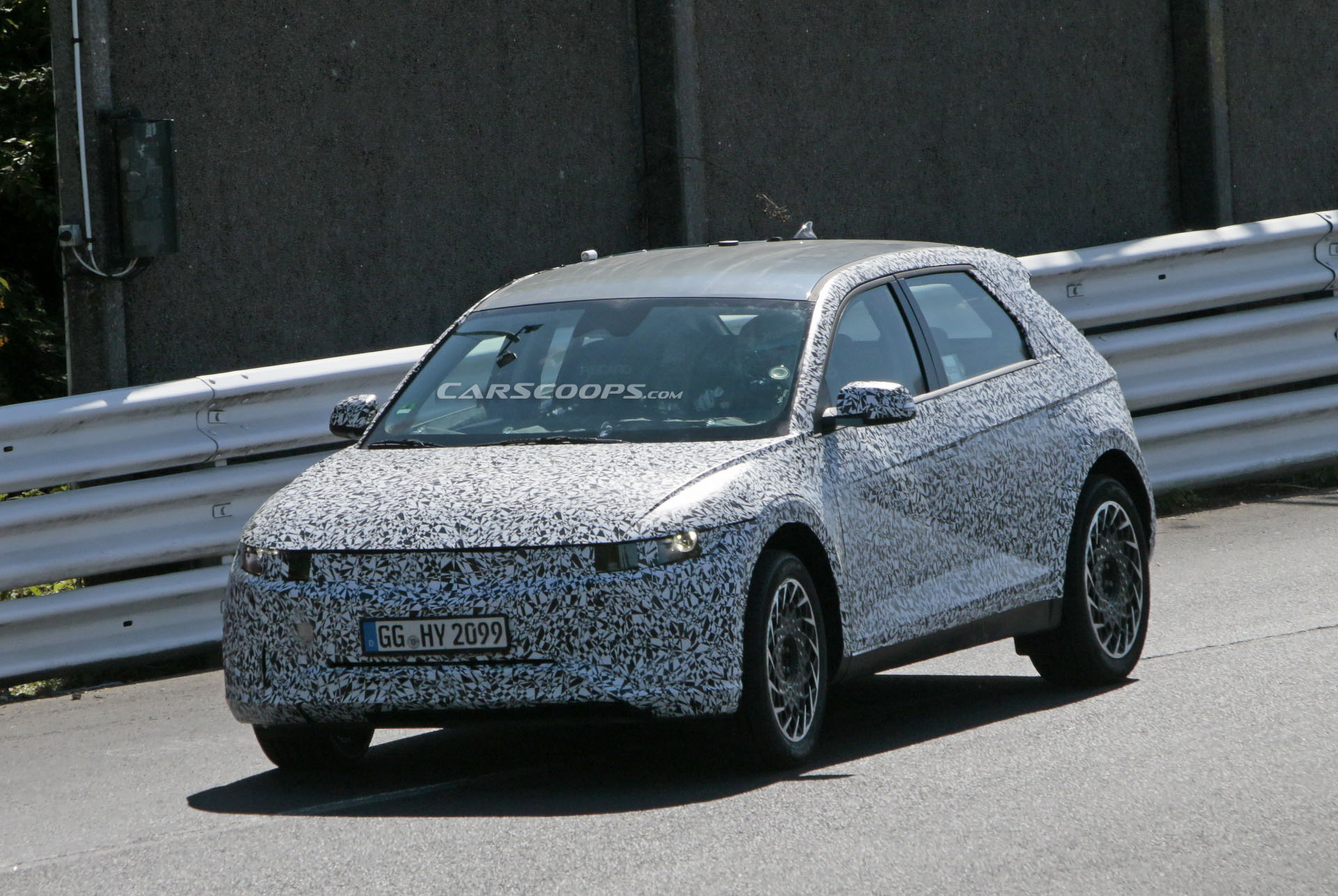 New Spy Photos Of The 2021 Hyundai 45 Retro Electric Compact Crossover