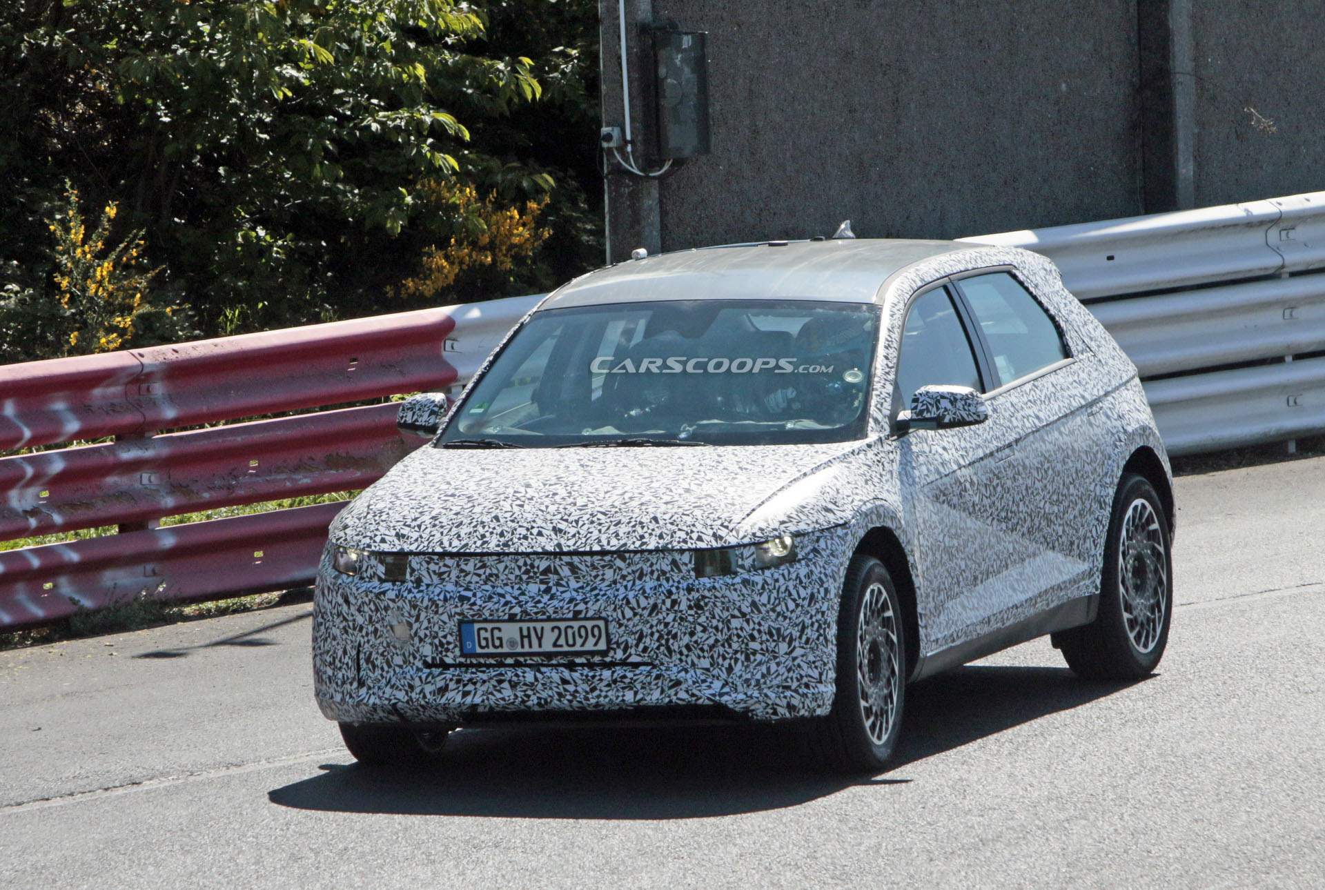 New Spy Photos Of The 2021 Hyundai 45 Retro Electric Compact Crossover