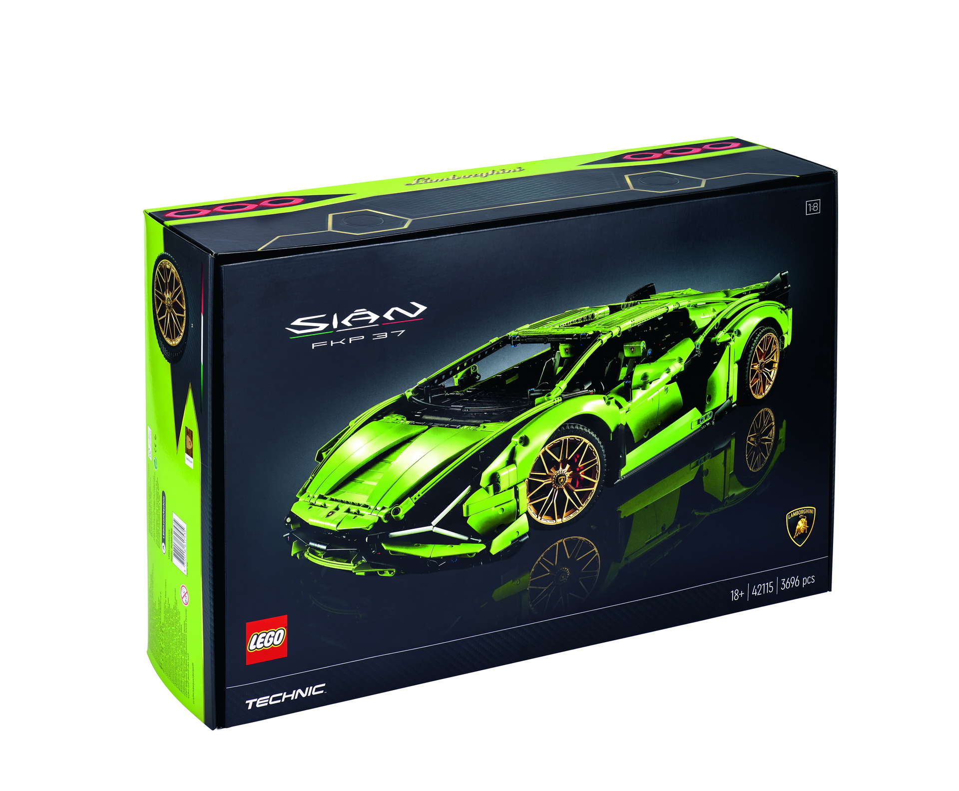 LEGO Technic Lamborghini Sian FKP 37 Is A 3,696 (Master)Piece 1:8 Scale Model
