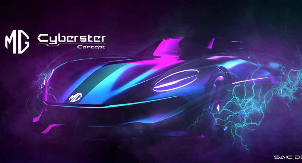  MG Cyberster Concept Teased, Appears To Be An Electric Two-Seat Roadster