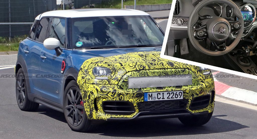  2021 MINI Countryman Shows Familiar Looking Skin And New Digital Instrument Cluster