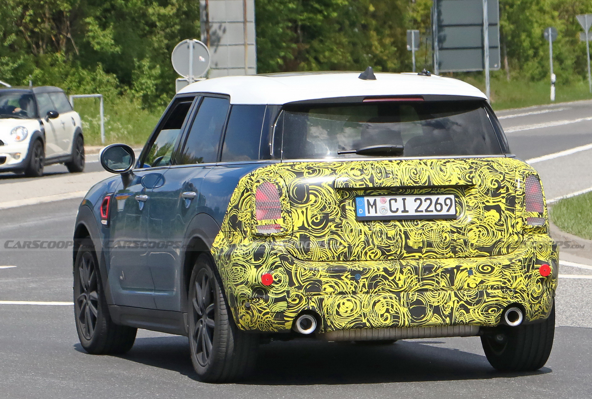 2021 MINI Countryman Shows Familiar Looking Skin And New Digital Instrument Cluster