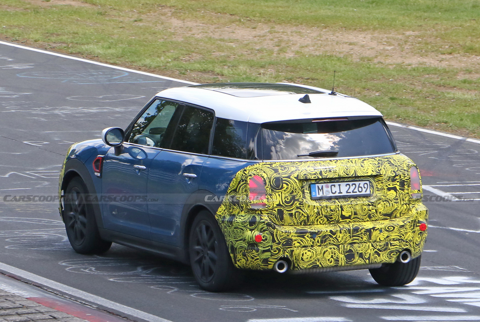 2021 MINI Countryman Shows Familiar Looking Skin And New Digital Instrument Cluster