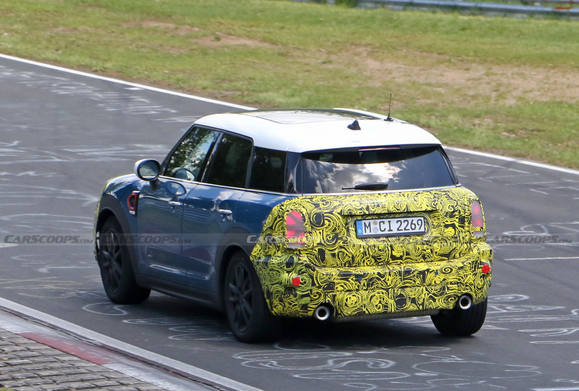2021 MINI Countryman Shows Familiar Looking Skin And New Digital Instrument Cluster