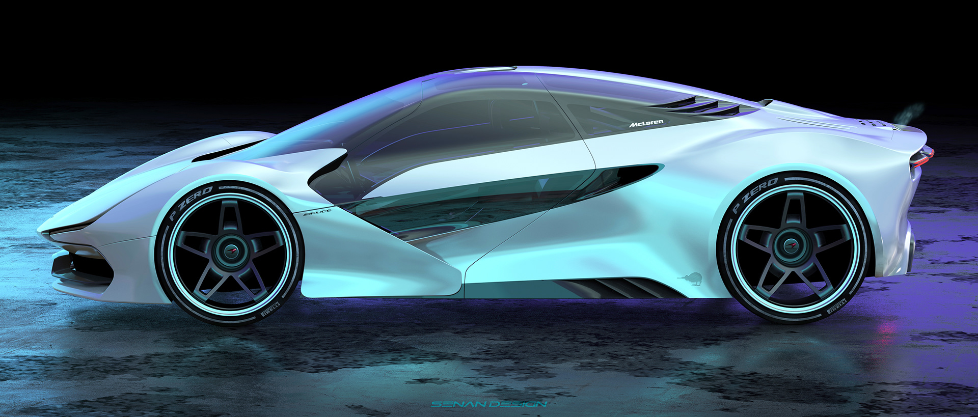 McLaren Bruce Study By Professional Car Designer Would Be The Perfect F1 Successor