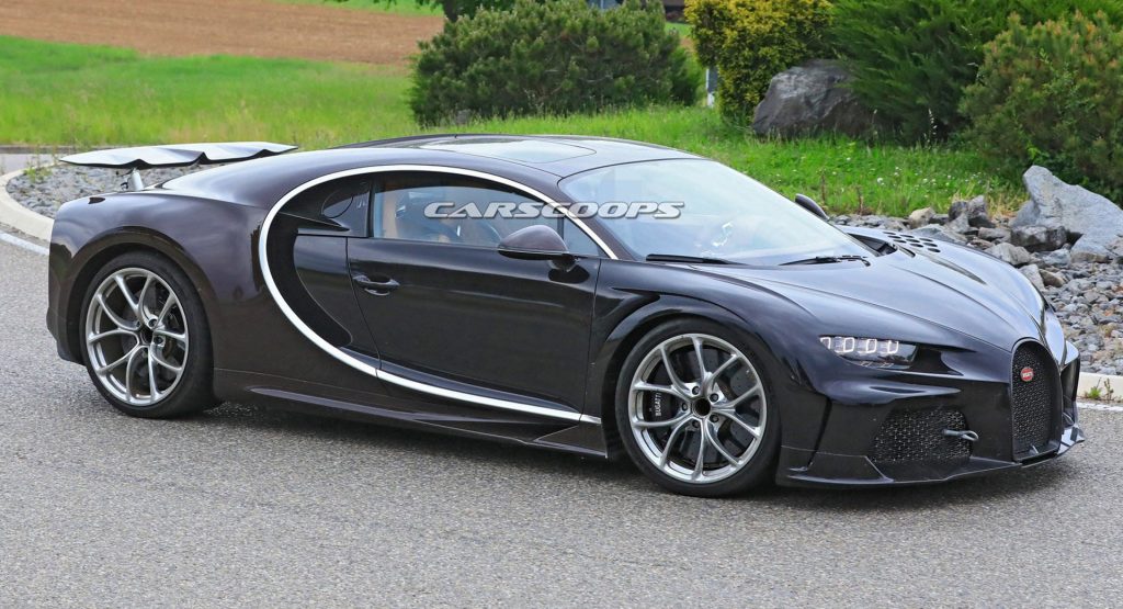  Mysterious Bugatti Chiron Prototype Is Part Super Sport, Part Something Else Entirely