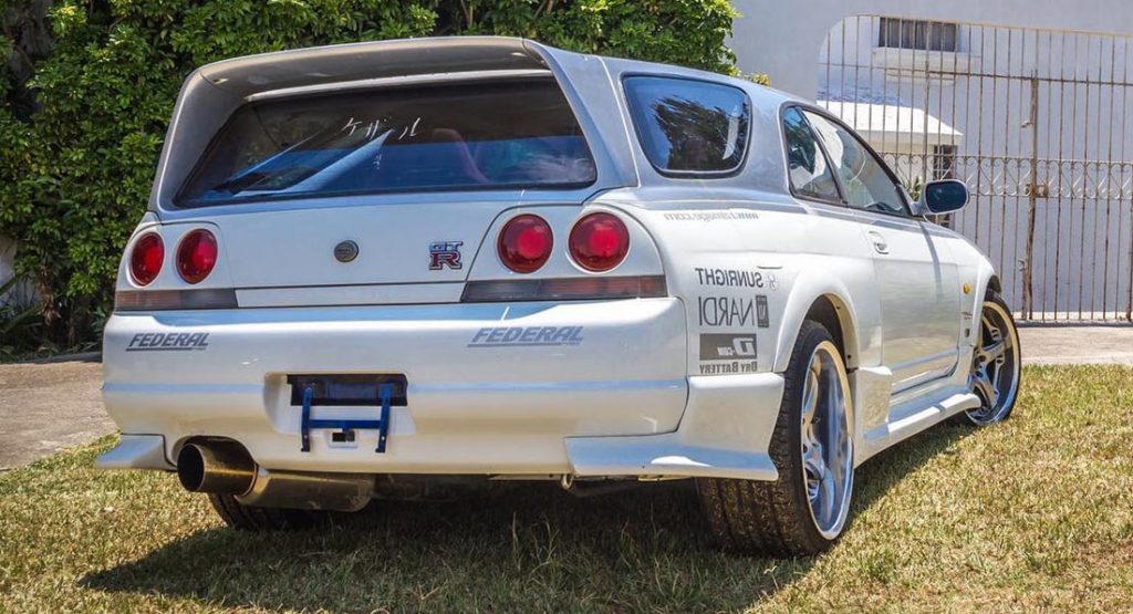 One Off Nissan Skyline Gt R R33 Speedwagon Looks Odd But Was A Beast Back In The Day Carscoops