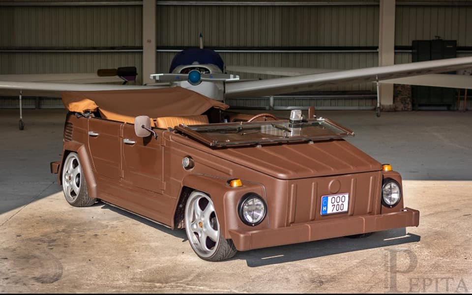 Just When You Thought The VW Thing Couldn’t Be Any Weirder Here’s One Wrapped In Leather