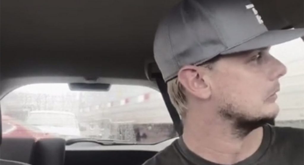 Birthday Video To Grandma Goes Awry As Truck Runs Into Driver