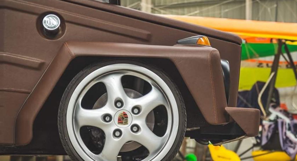 Just When You Thought The VW Thing Couldn’t Be Any Weirder Here’s One Wrapped In Leather