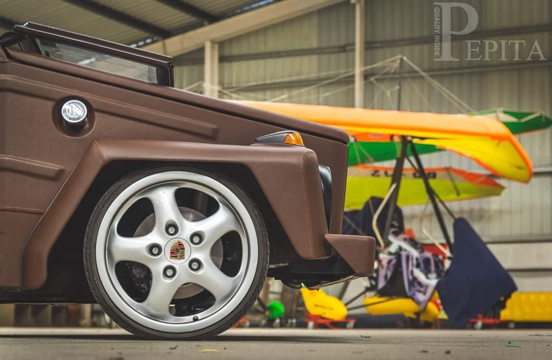 Just When You Thought The VW Thing Couldn’t Be Any Weirder Here’s One Wrapped In Leather