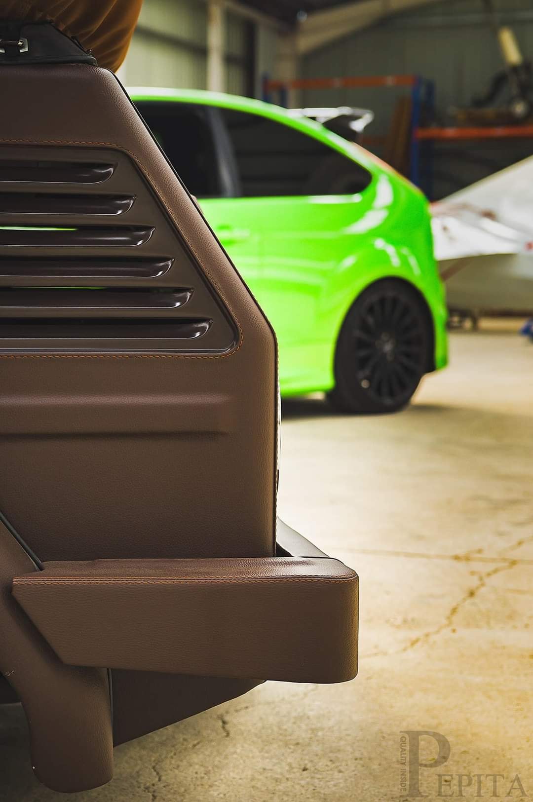 Just When You Thought The VW Thing Couldn’t Be Any Weirder Here’s One Wrapped In Leather