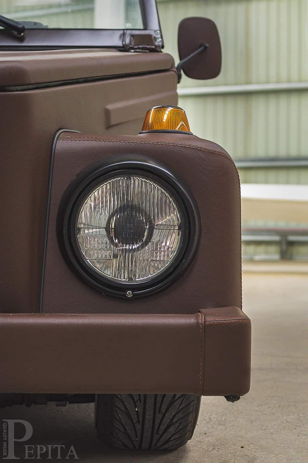 Just When You Thought The VW Thing Couldn’t Be Any Weirder Here’s One Wrapped In Leather