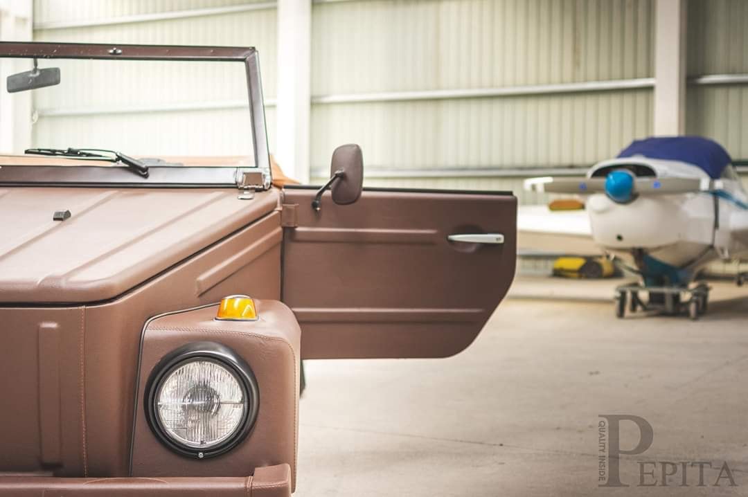 Just When You Thought The VW Thing Couldn’t Be Any Weirder Here’s One Wrapped In Leather