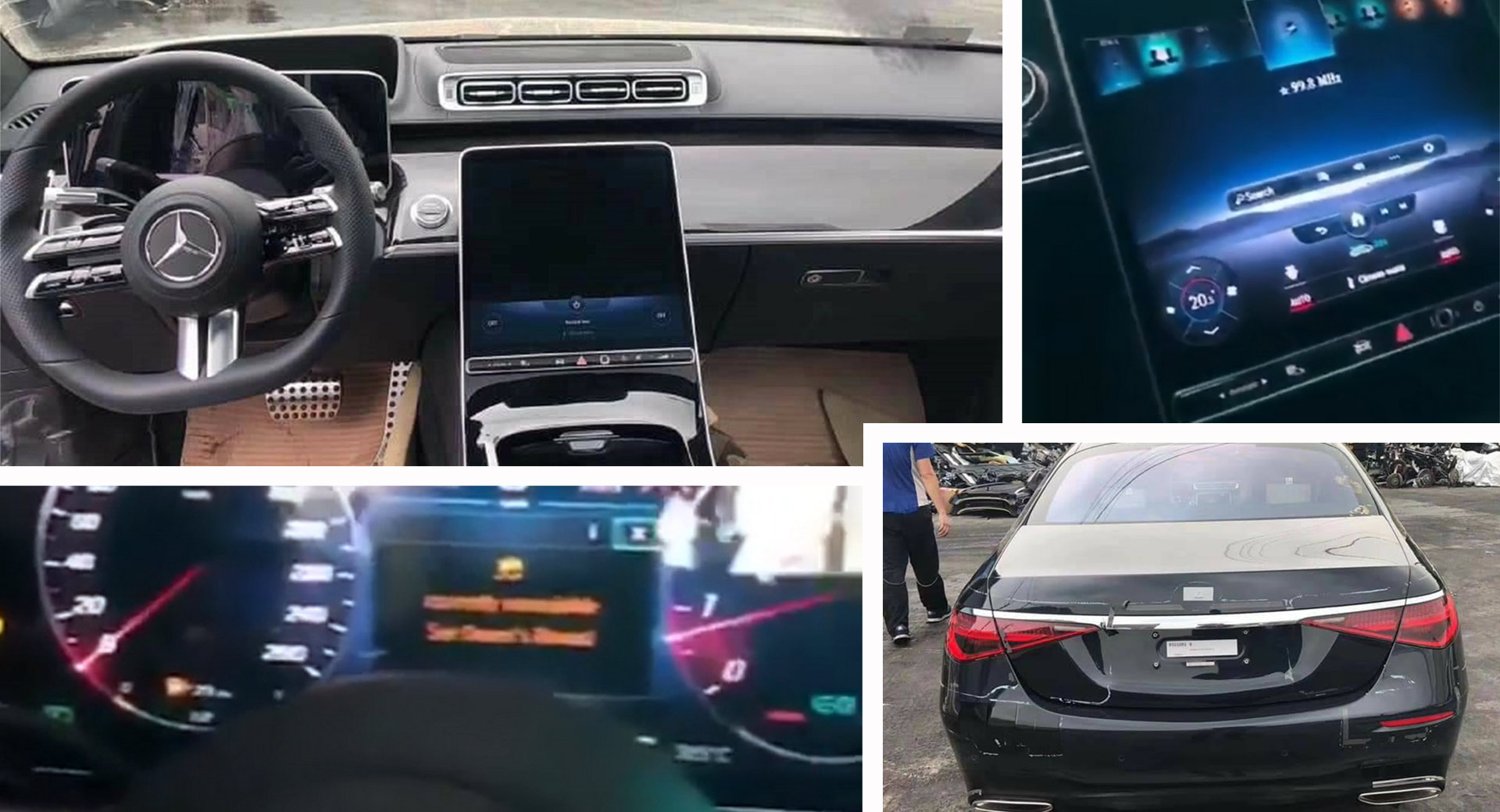 21 Mercedes Benz S Class Reveals Interior And Exterior In New Leaked Photos Video Carscoops