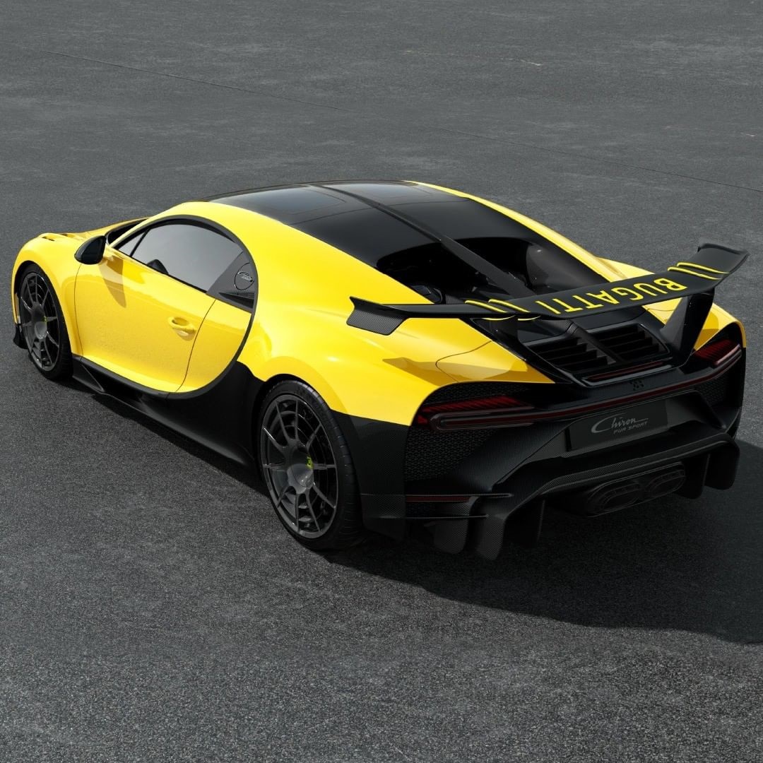 Bugatti Chiron Pur Sport Shown In Lively Yellow And Green Liveries