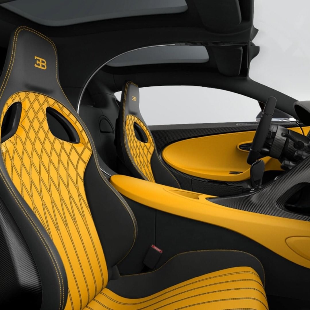 Bugatti Chiron Pur Sport Shown In Lively Yellow And Green Liveries