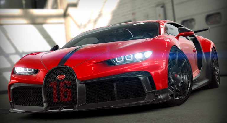 Drag racing bugatti