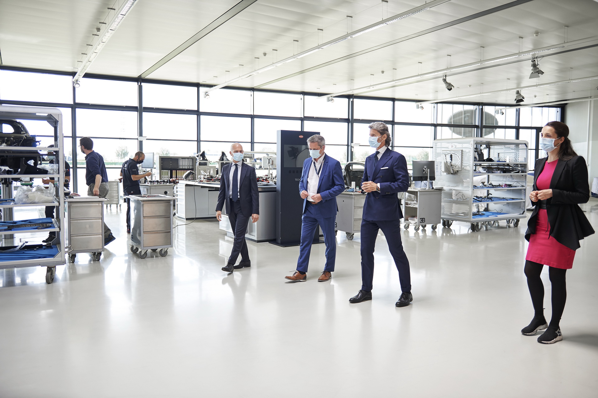 Bugatti Resumes Production In Molsheim Under New Safety Rules