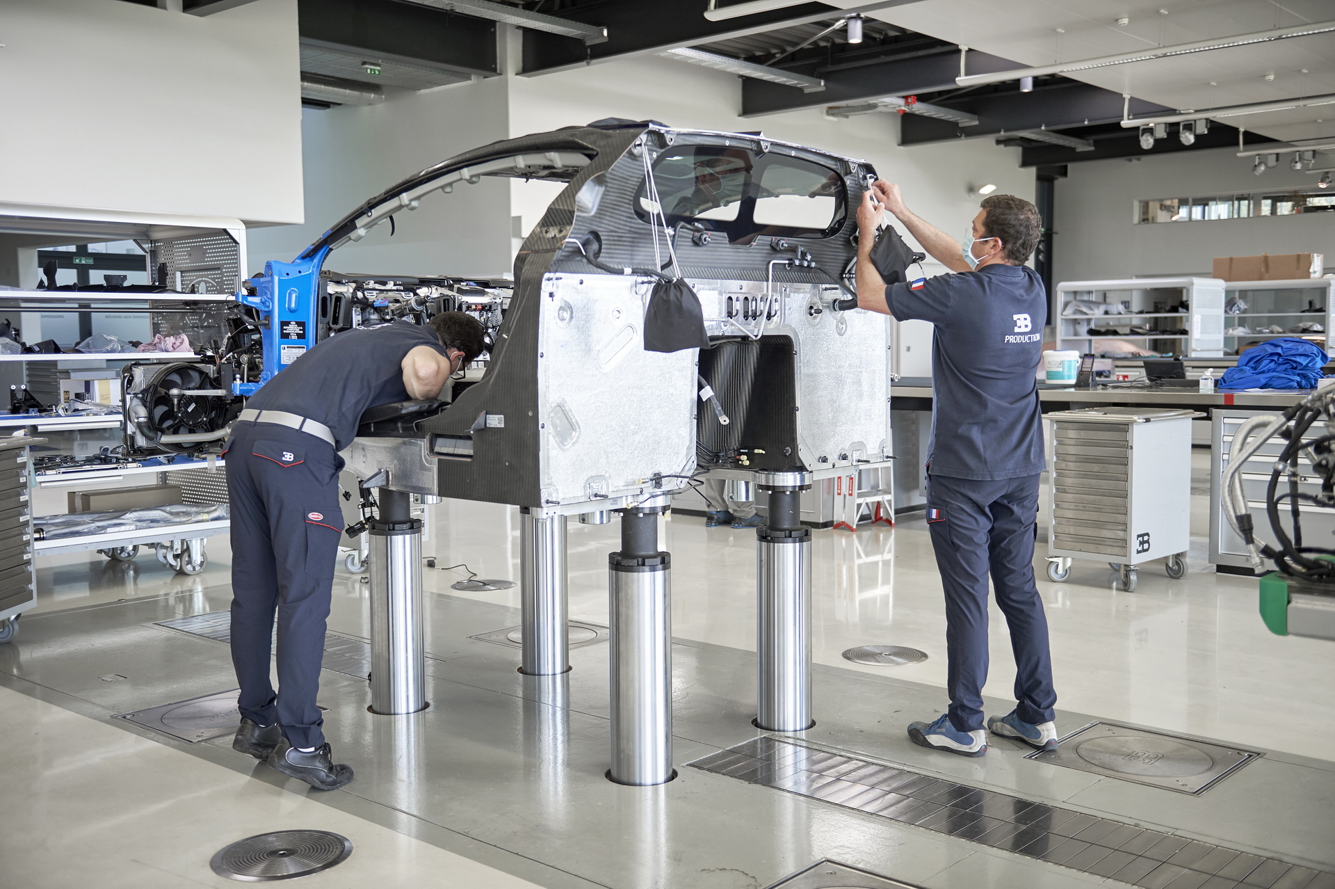 Bugatti Resumes Production In Molsheim Under New Safety Rules