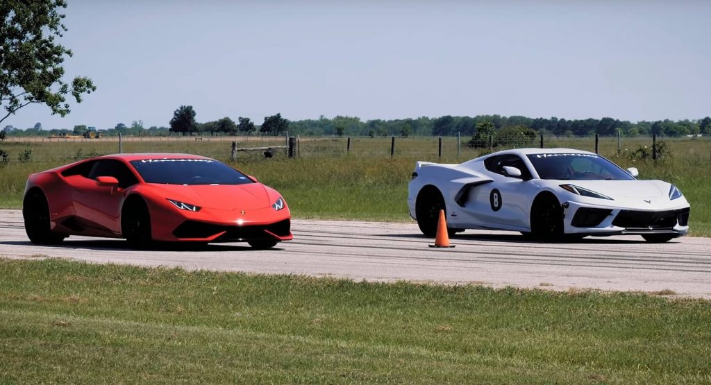  Corvette C8 Gains New Exhaust And Wheels, Takes A Swing At The Lamborghini Huracan