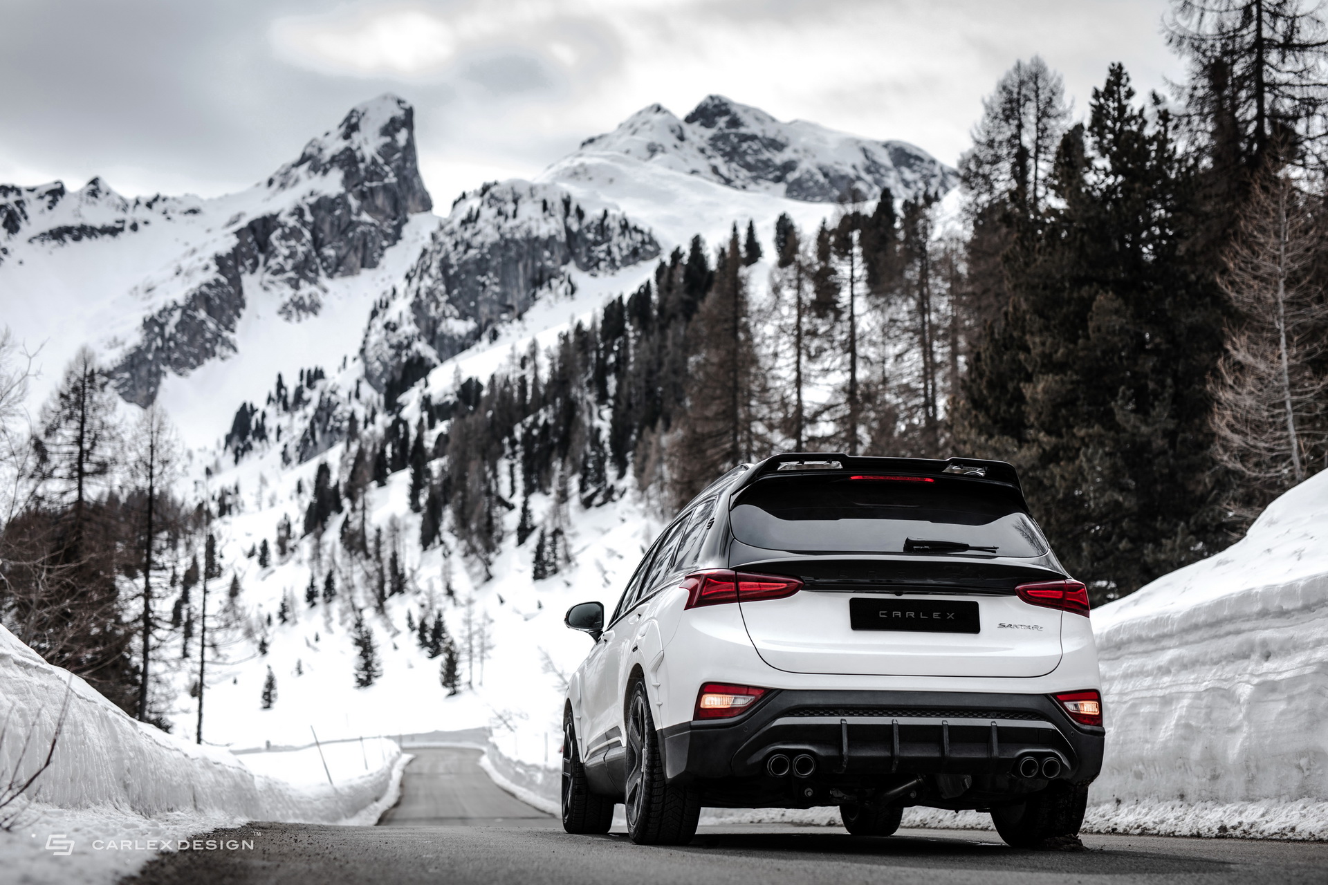 Carlex Design Goes Pretty Wild With Hyundai Santa Fe Makeover