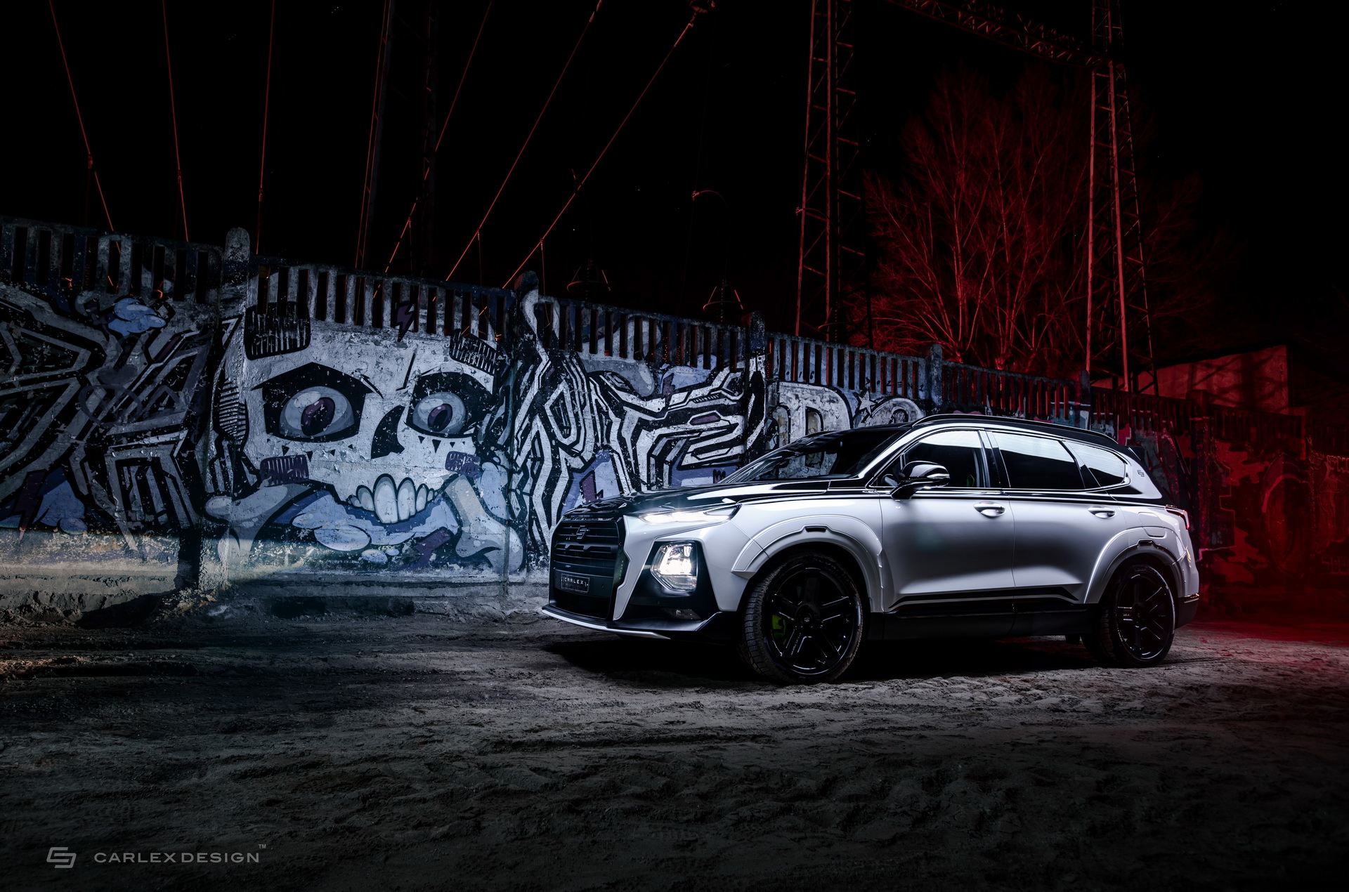 Carlex Design Goes Pretty Wild With Hyundai Santa Fe Makeover