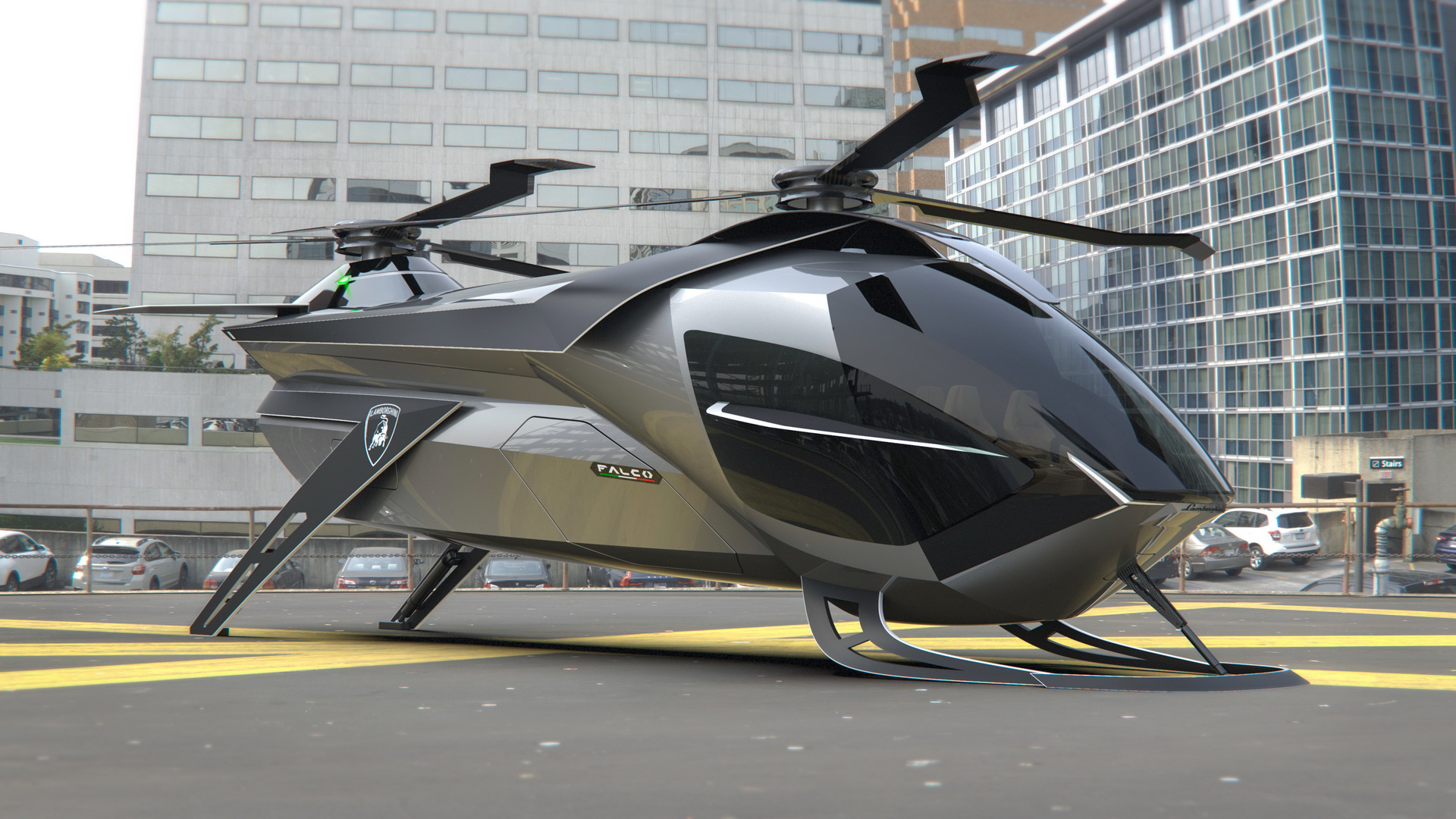 The Lamborghini Of Helicopters Is Called ‘Falco’ And Sadly It’s Only A Designer Project