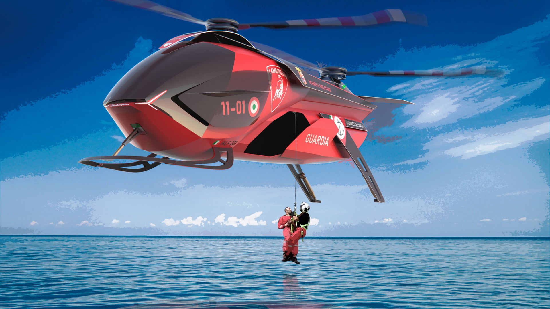 The Lamborghini Of Helicopters Is Called ‘Falco’ And Sadly It’s Only A Designer Project