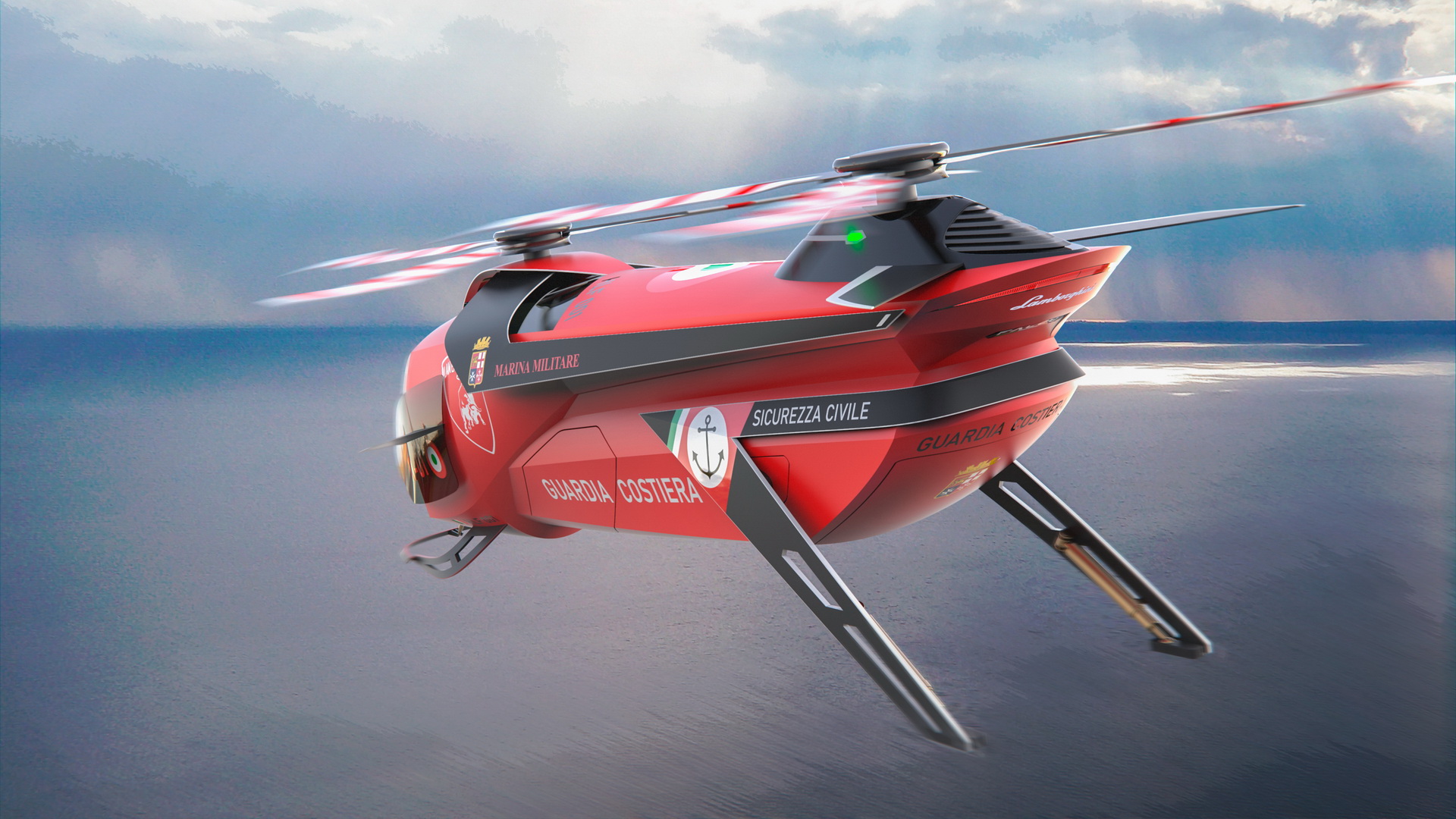 The Lamborghini Of Helicopters Is Called ‘Falco’ And Sadly It’s Only A Designer Project