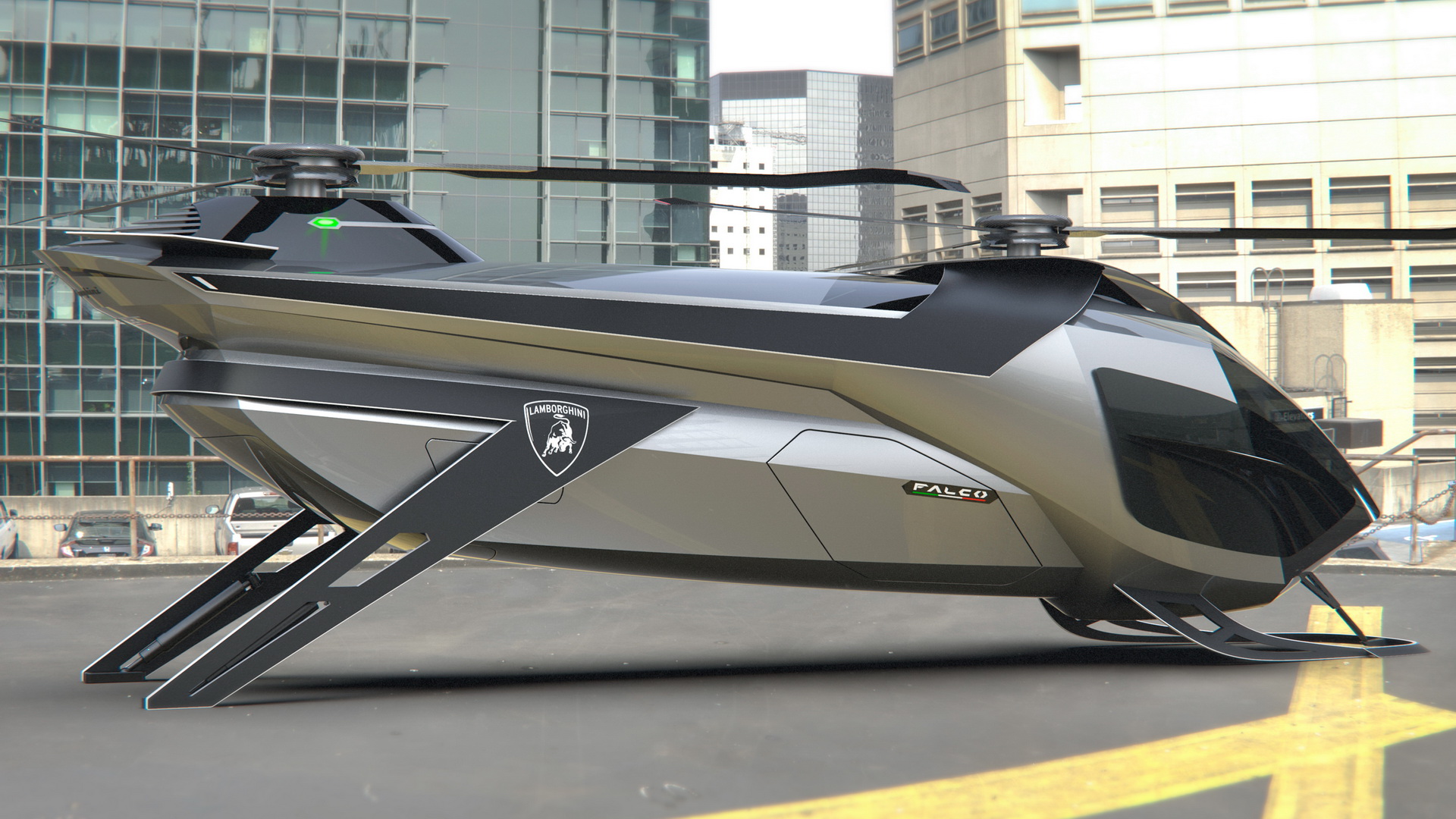 The Lamborghini Of Helicopters Is Called ‘Falco’ And Sadly It’s Only A Designer Project