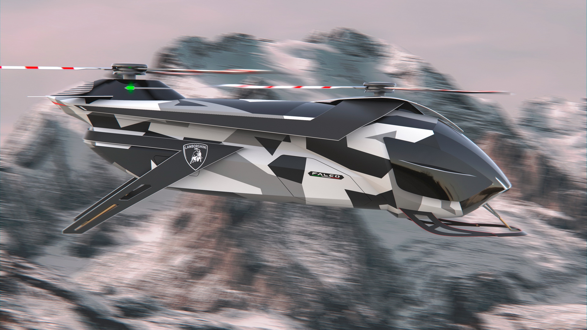 The Lamborghini Of Helicopters Is Called ‘Falco’ And Sadly It’s Only A Designer Project