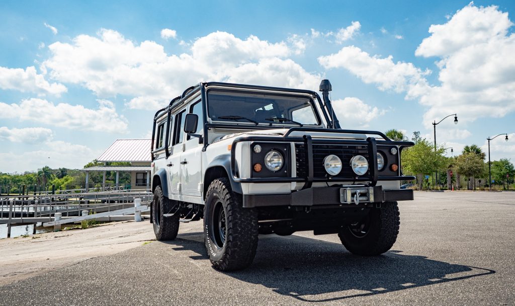 1993 Land Rover Defender Project Alpine Yeti Has A Cummins Diesel And A Dodge 8sp Automatic