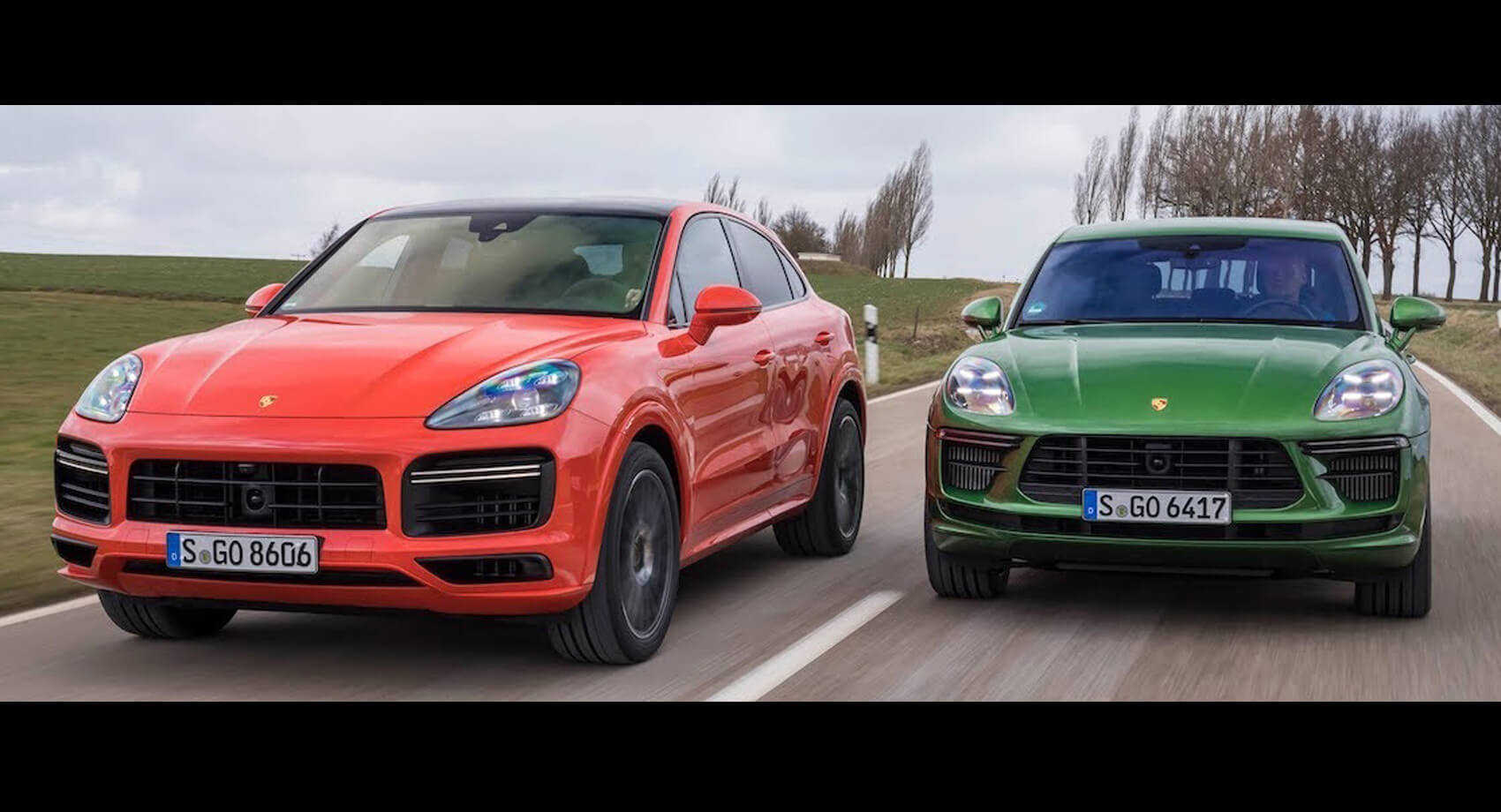 Sibling Rivalry Porsche Macan Turbo And Cayenne Coupe