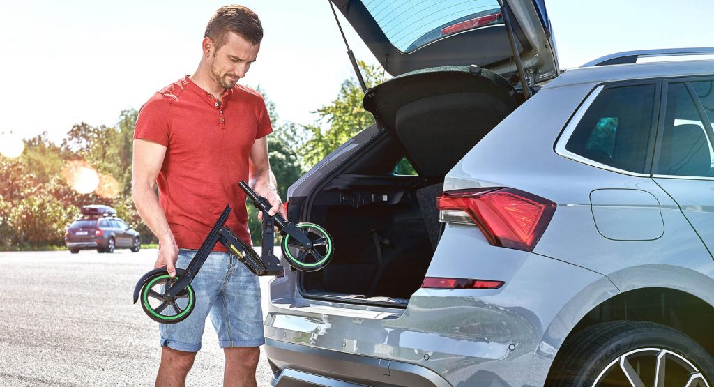  Skoda’s Tiny Folding Scooter Is Here To Help You Avoid Walking